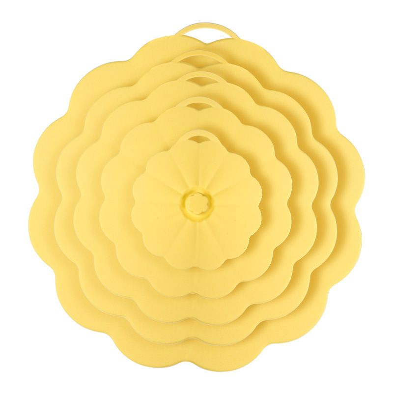 Food-Grade Silicone Stretchable Sealing Lids Set of 5 – Leak-Proof Reusable view 7