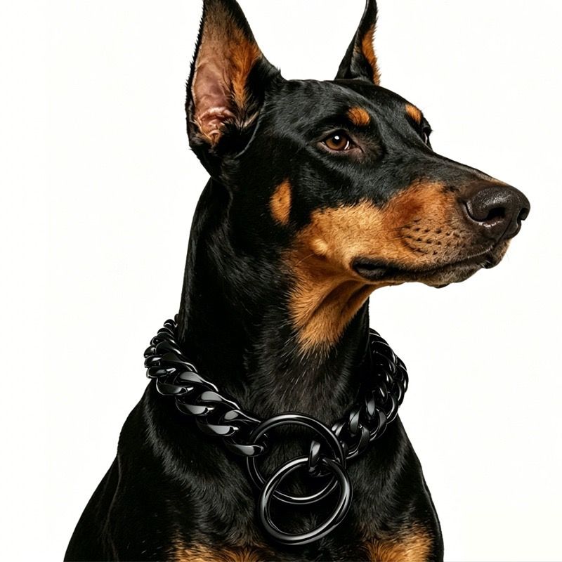 Stylish Cuban Link Dog Choke Chain Collar in Premium Stainless Steel — image 1