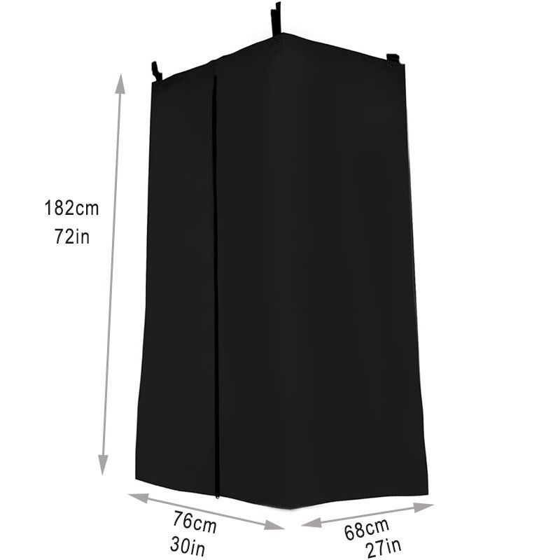 Portable Privacy Changing Shelter with Zippered Entry for Yachting and Outdoor view 2
