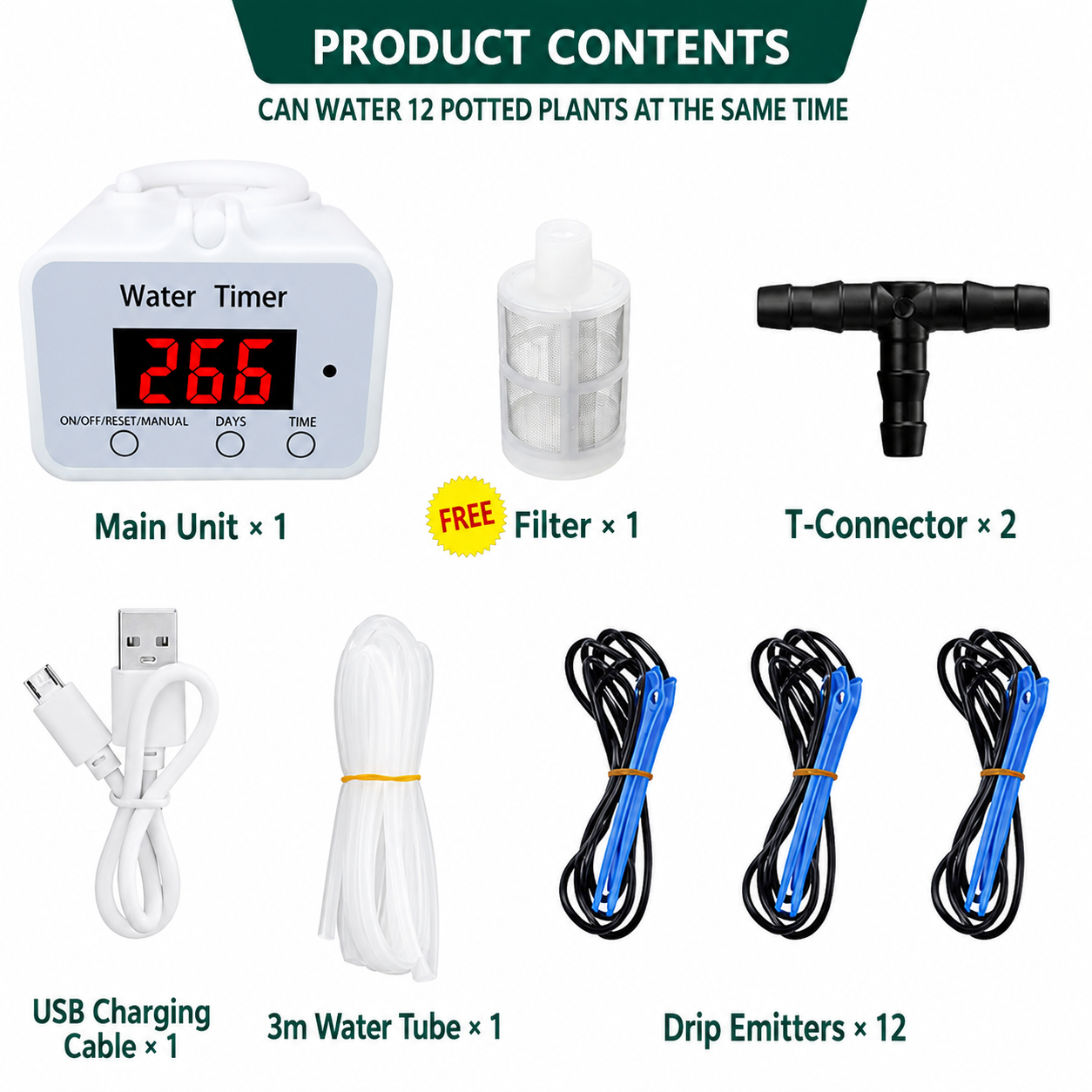 Smart Automatic Plant Watering Drip Irrigation System with Timer view 14