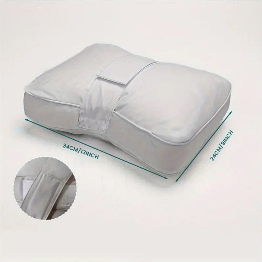Sleeping Knee Pillow with Adjustable Strap – Contoured Leg Pillow for Side view 10