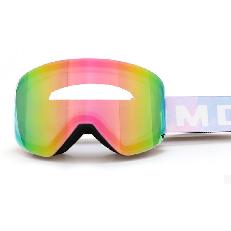 Magnetic Cylindrical Ski Goggles with UV400 Anti-Fog Dual-Lens view 9