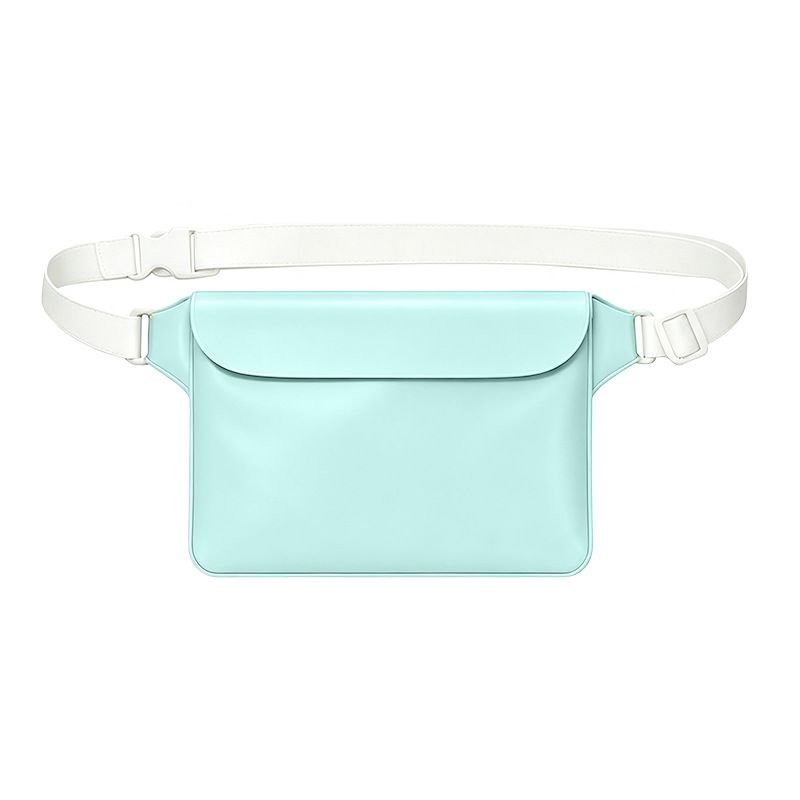 Waterproof PVC Waist Bag with Touchscreen Compatible Pouch for Skiing view 10