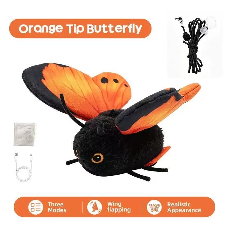 Interactive Fluttering Butterfly Cat Toy view 11