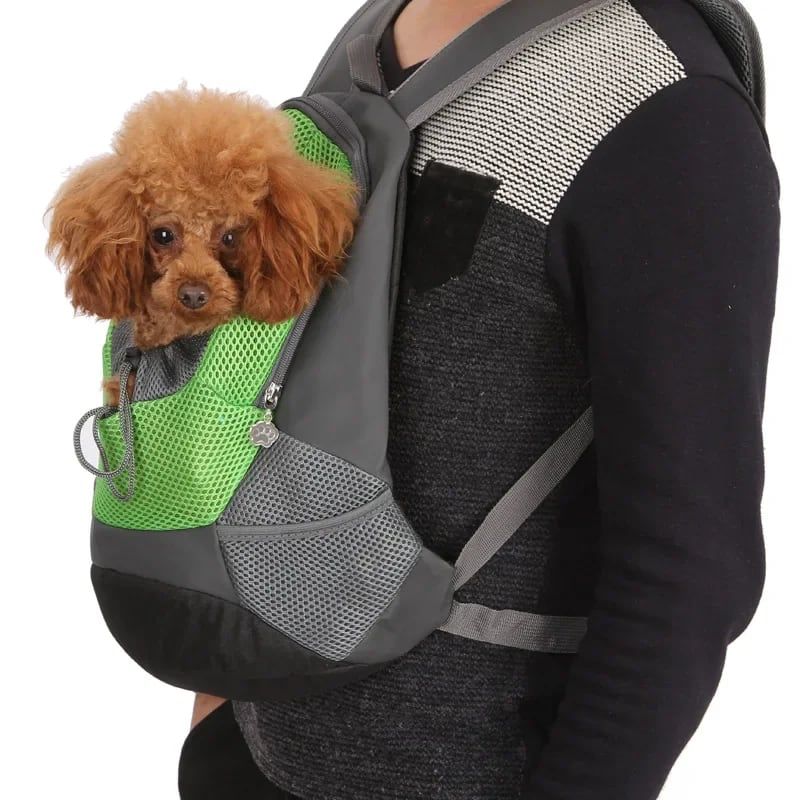 Ventilated Small Pet Carrier Backpack – Hands-Free Nylon Travel Bag with view 7