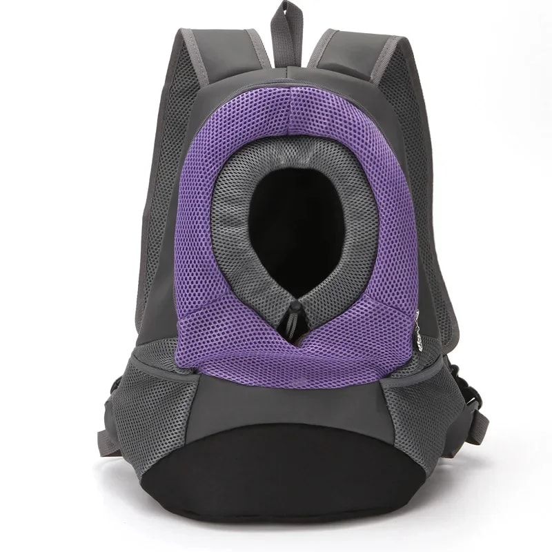 Ventilated Small Pet Carrier Backpack – Hands-Free Nylon Travel Bag with view 10