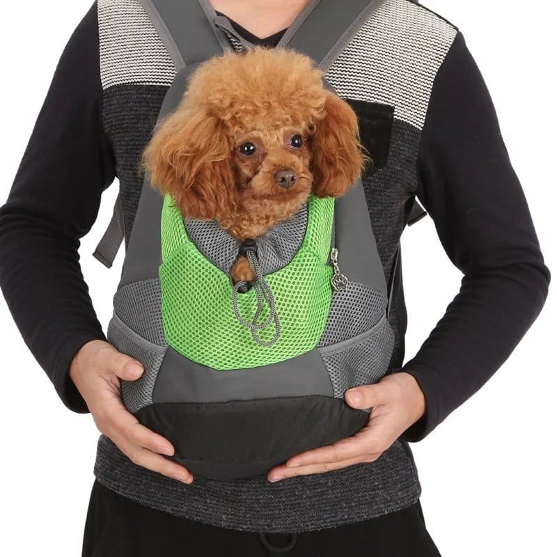 Ventilated Small Pet Carrier Backpack – Hands-Free Nylon Travel Bag with view 6