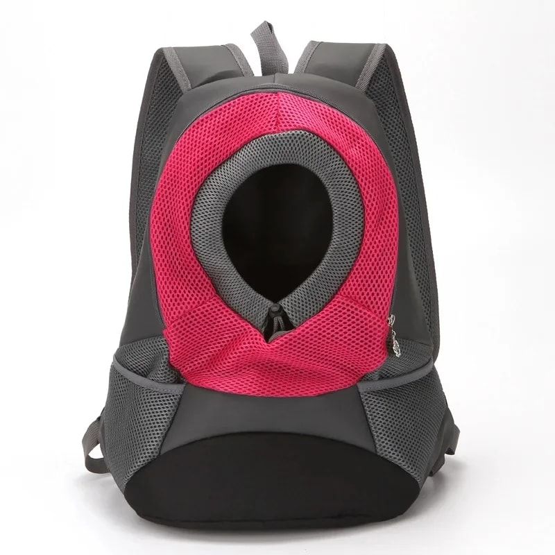 Ventilated Small Pet Carrier Backpack – Hands-Free Nylon Travel Bag with