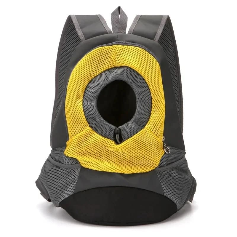 Ventilated Small Pet Carrier Backpack – Hands-Free Nylon Travel Bag with