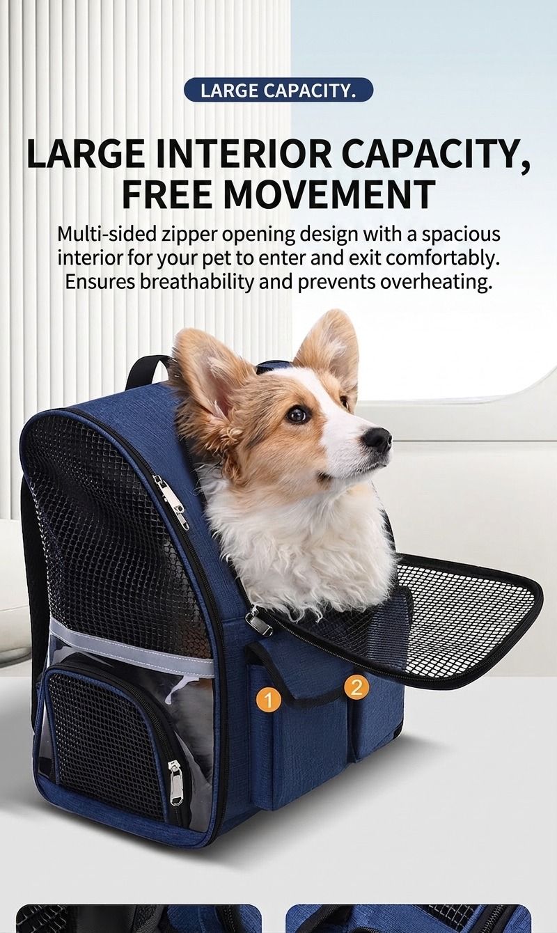 Pet Carrier Backpack for Travel view 9