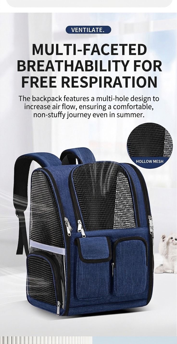 Pet Carrier Backpack for Travel view 13