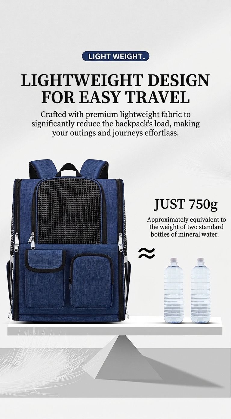 Pet Carrier Backpack for Travel view 14