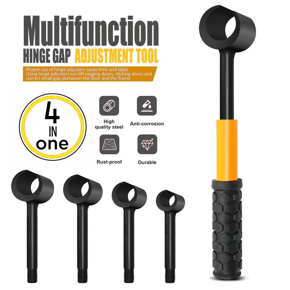 4-in-1 Hinge Gap Adjustment Wrench Set with Interchangeable Socket Heads for view 9