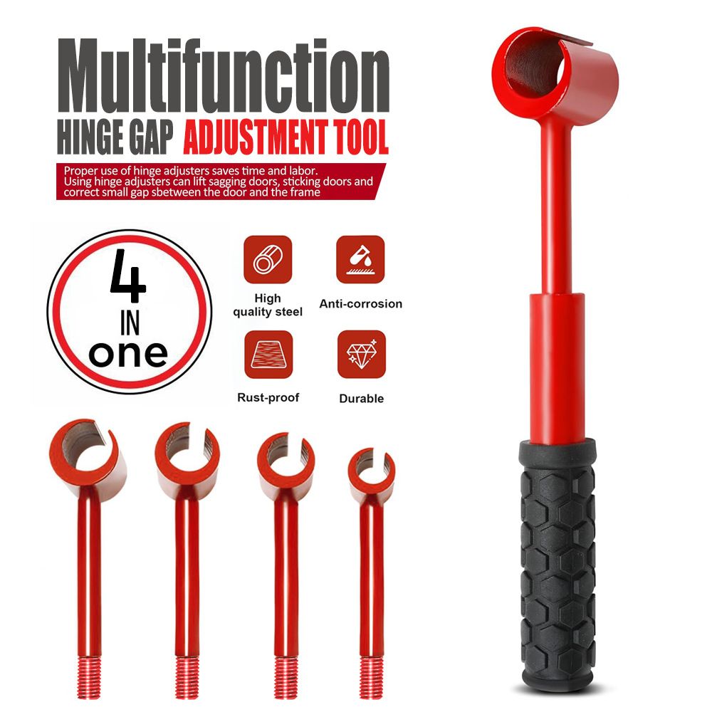 4-in-1 Hinge Gap Adjustment Wrench Set with Interchangeable Socket Heads for view 10