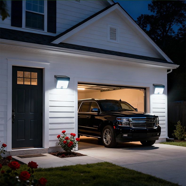 Solar Powered Outdoor LED Floodlight with Remote Control and Motion Sensor view 12