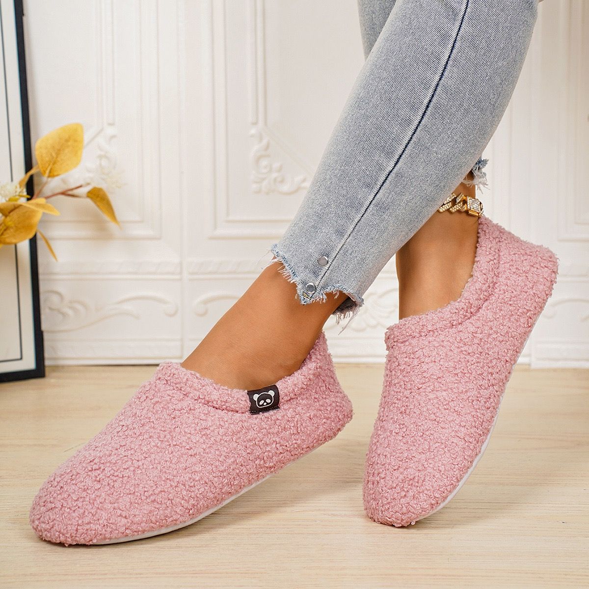 Cozy Winter House Slippers for Women – Thick Fleece-Lined view 5