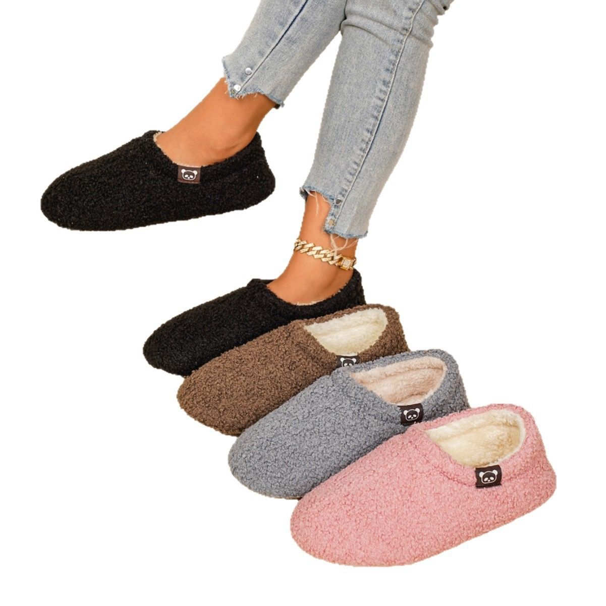 Cozy Winter House Slippers for Women – Thick Fleece-Lined view 3