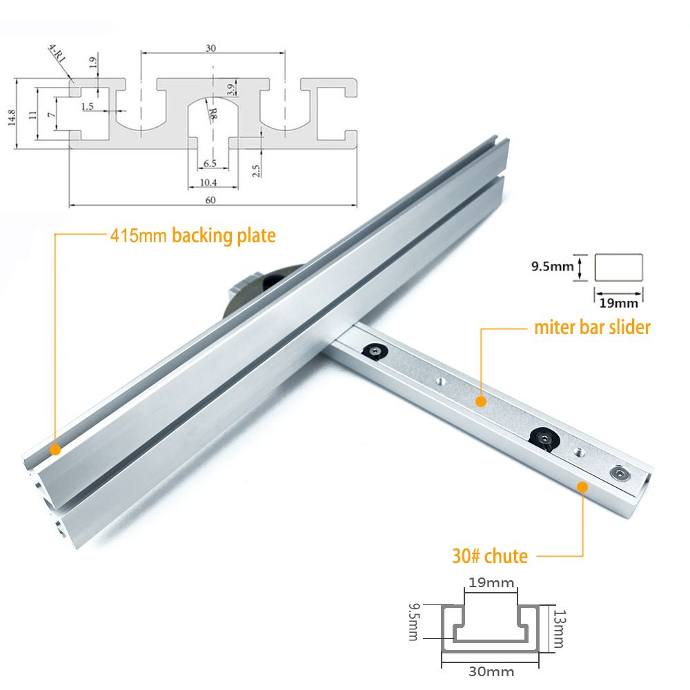 Stainless Steel & Aluminum Woodworking Angle Gauge with Laser-Etched Dial view 4
