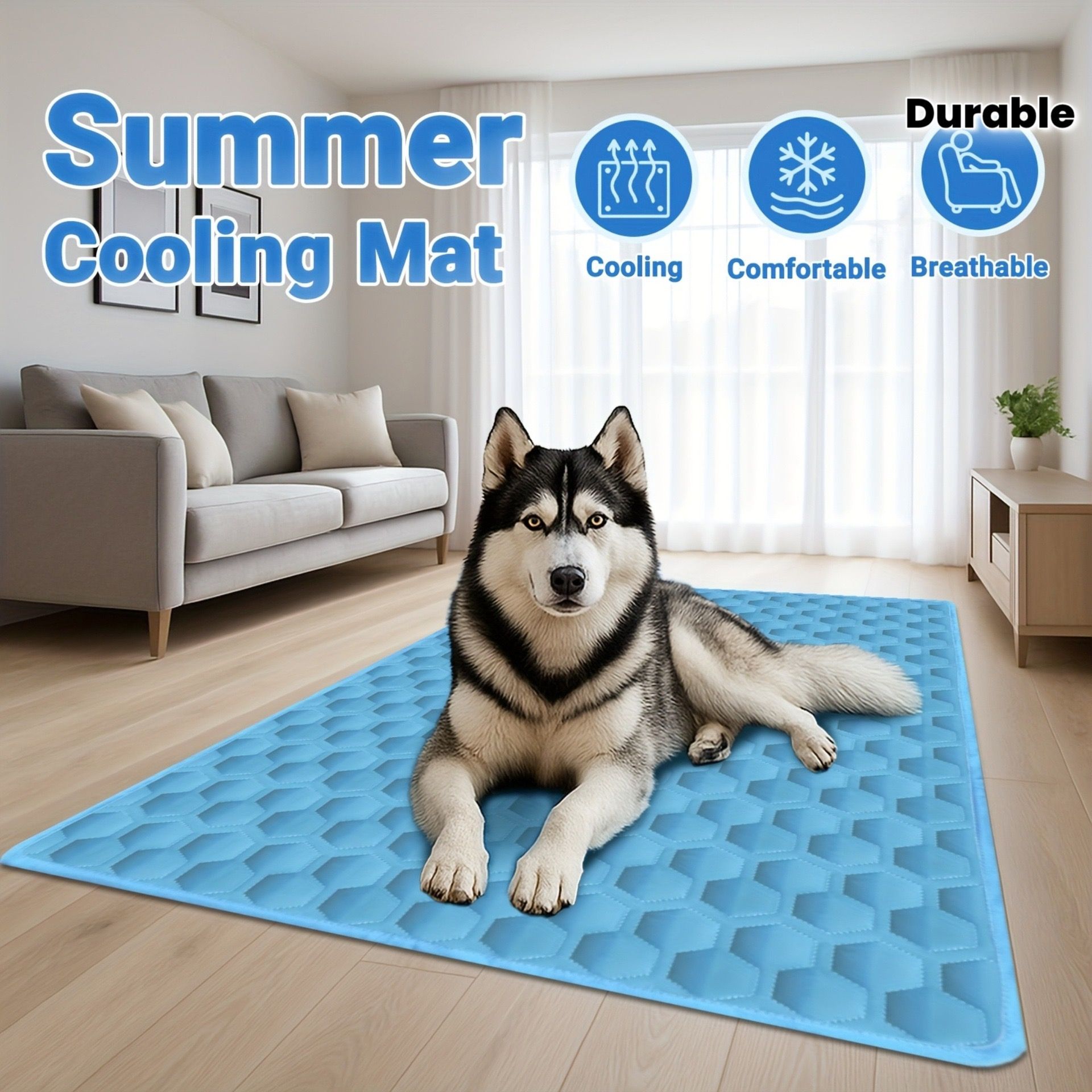 Summer Cooling Mat for Pets – Ultra-Soft