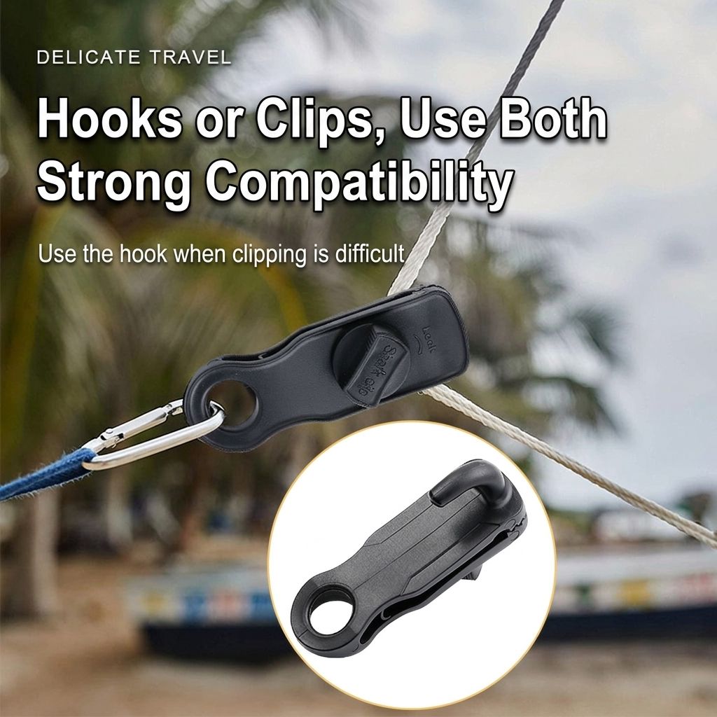 Heavy-Duty Locking Tent Peg Clamp with Rotating Lock view 10
