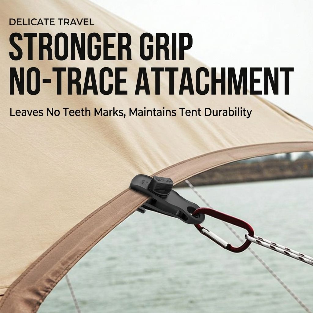 Heavy-Duty Locking Tent Peg Clamp with Rotating Lock view 9