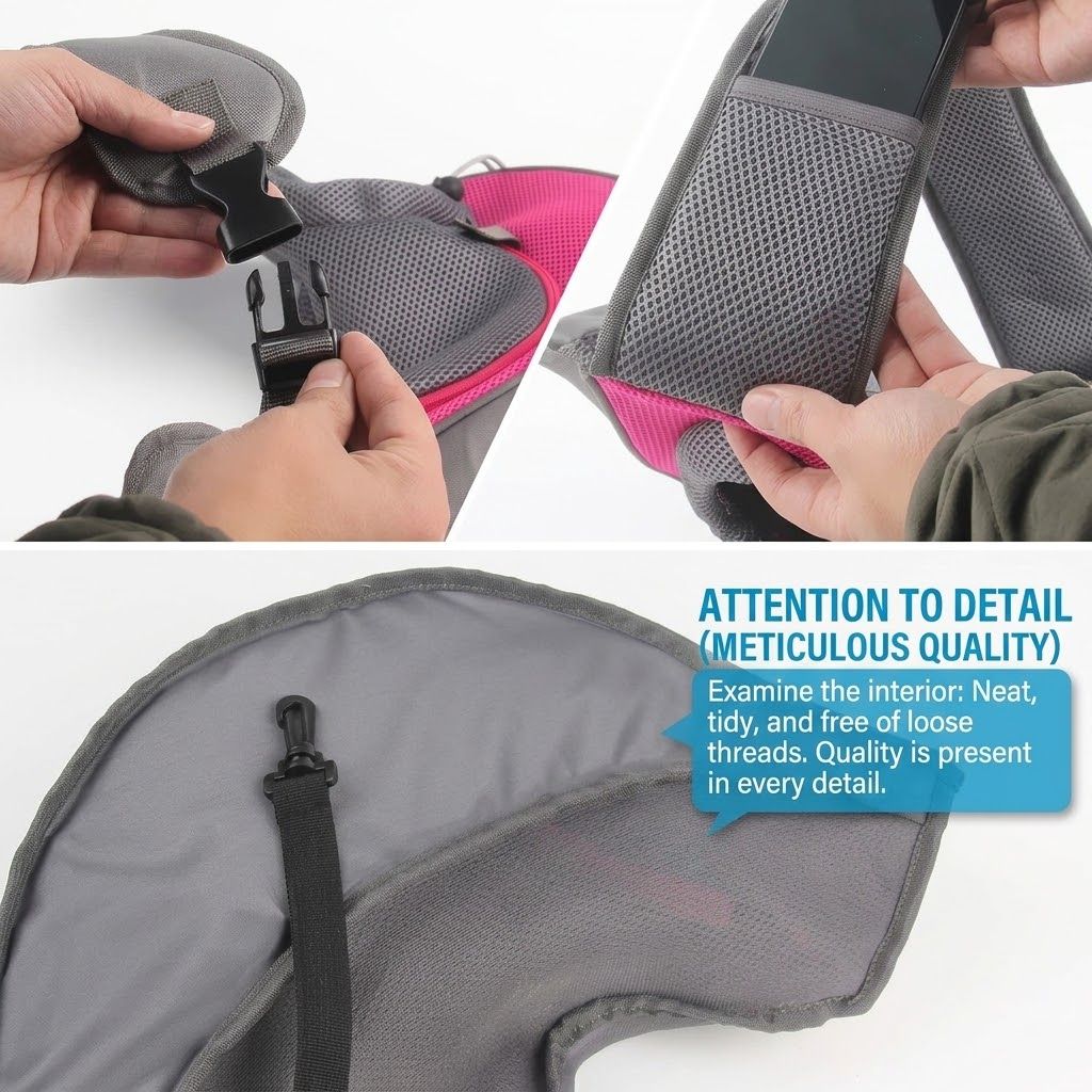 Sling Pet Carrier Bag for Small Cats and Dogs view 7