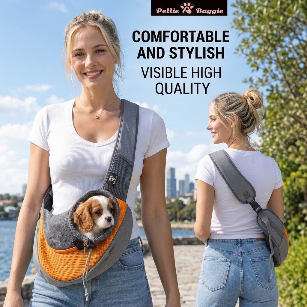 Sling Pet Carrier Bag for Small Cats and Dogs view 7