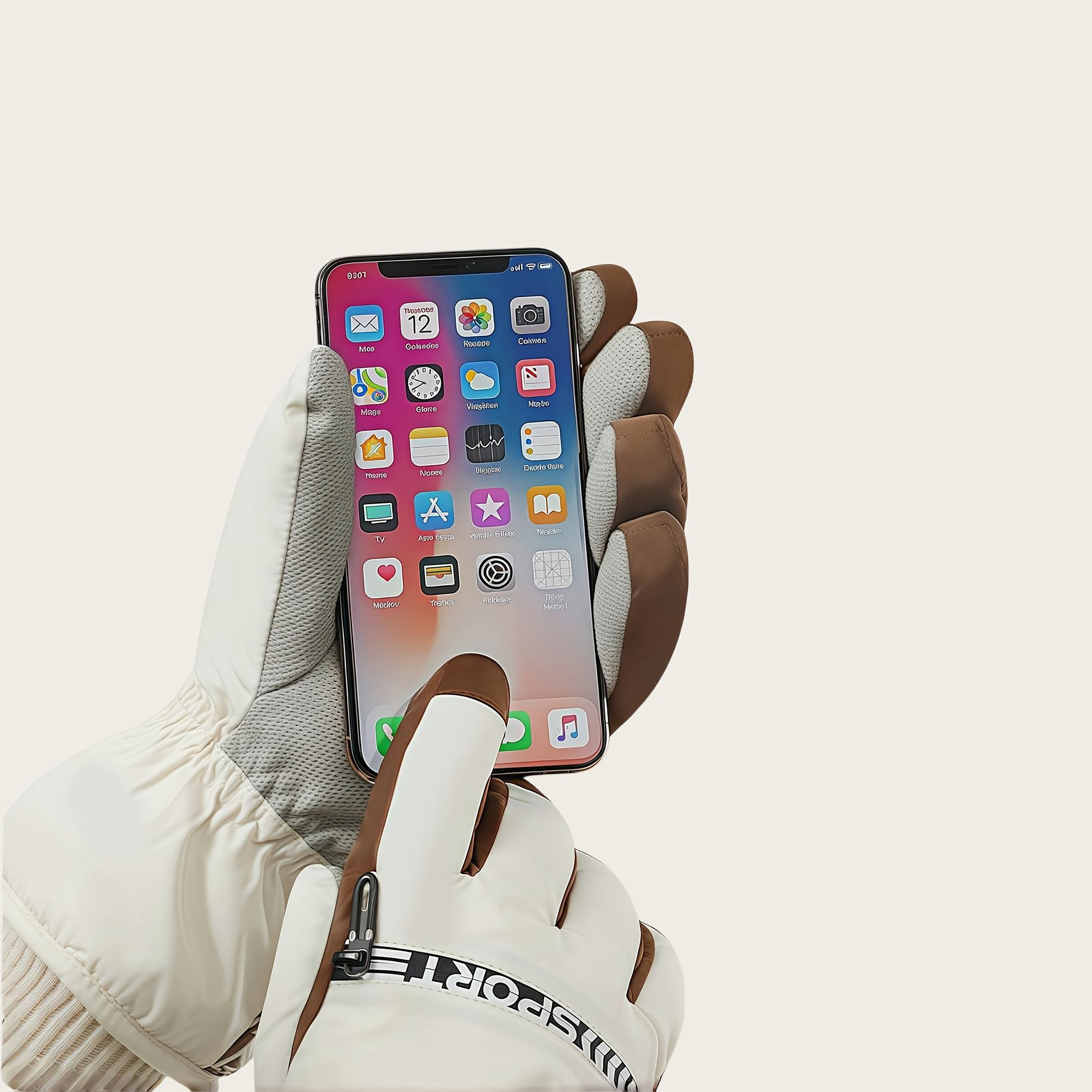 Winter Snow Ski Gloves with Touchscreen Compatibility view 6