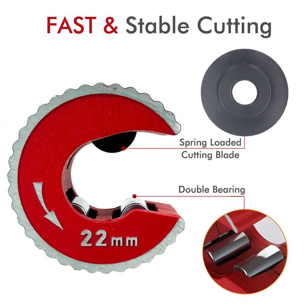 Mini Pipe Cutter Tool with Copper Aluminum PVC Tube Cutting for Plumbing view 6
