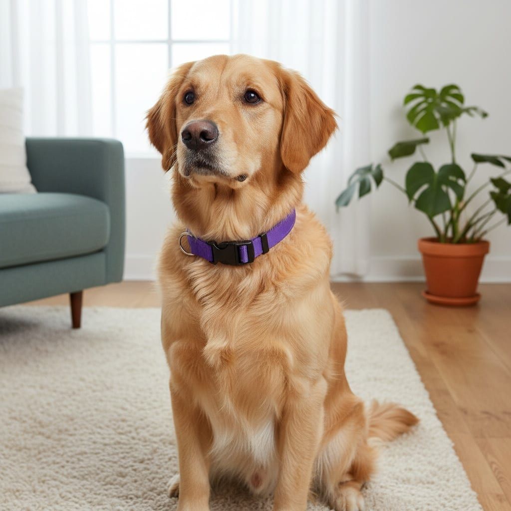 Reflective Dog Collar with Adjustable Nylon Webbing – Safe & Visible Pet Gear view 10
