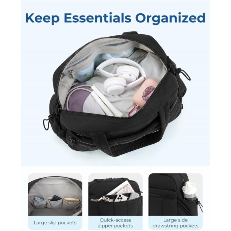 Lightweight Multi-Functional Travel Duffel Bag with Waterproof Compartment view 5