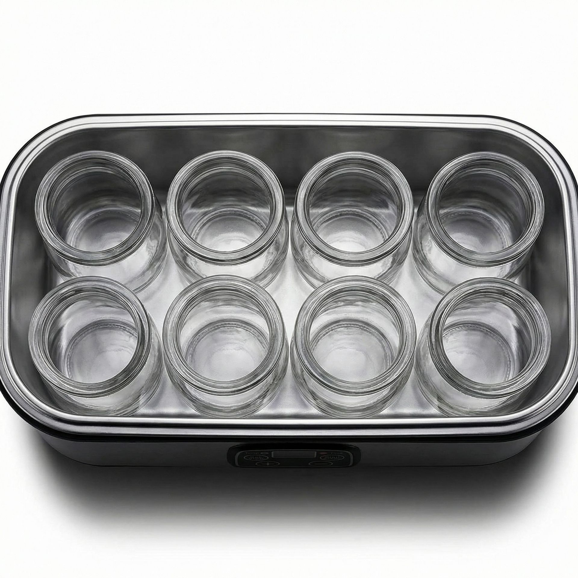 Stainless Steel Home Yogurt Maker with 8 Glass Jars view 11
