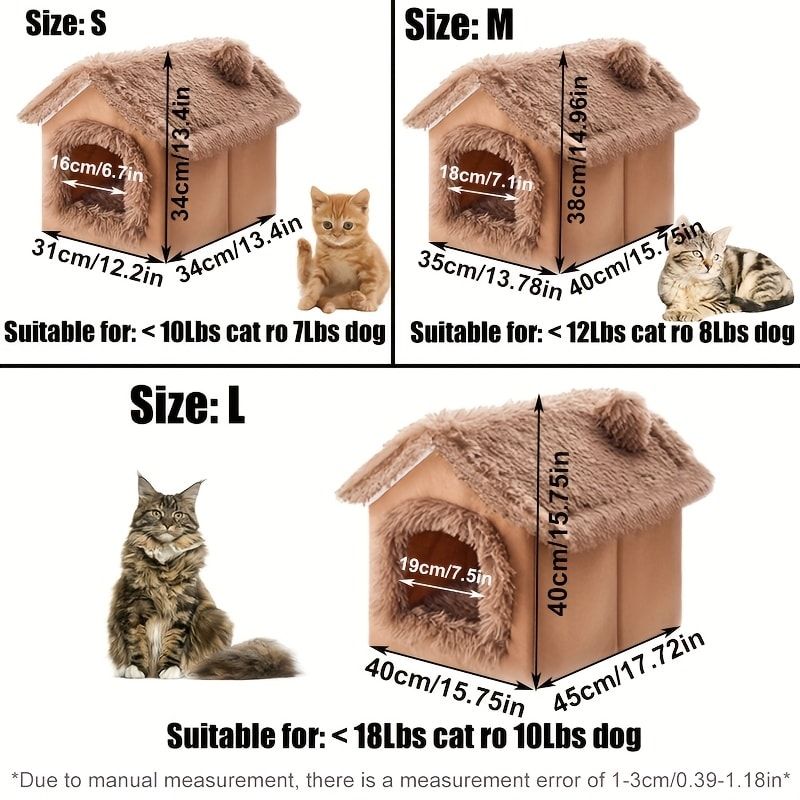 Plush Pet House with Detachable Cushion – Cozy view 5