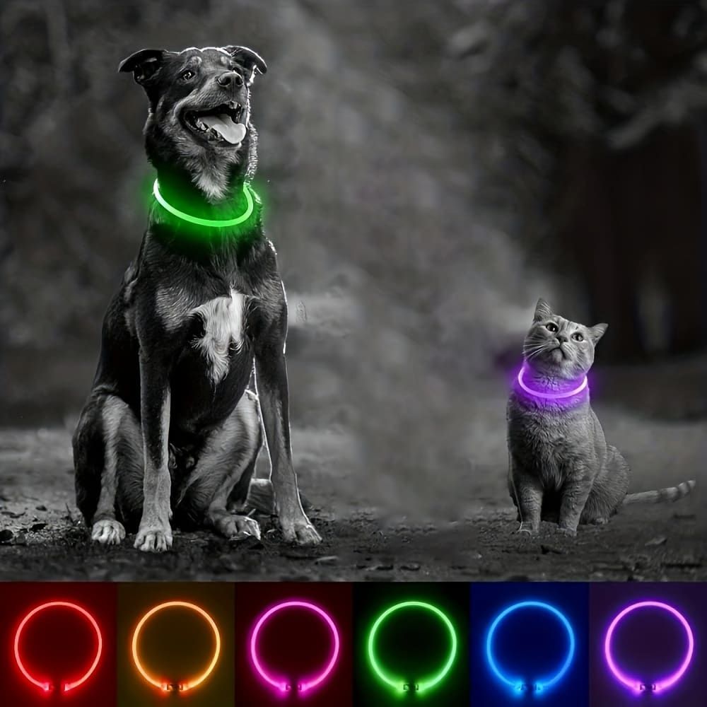 USB Rechargeable LED Glow Pet Collar view 5