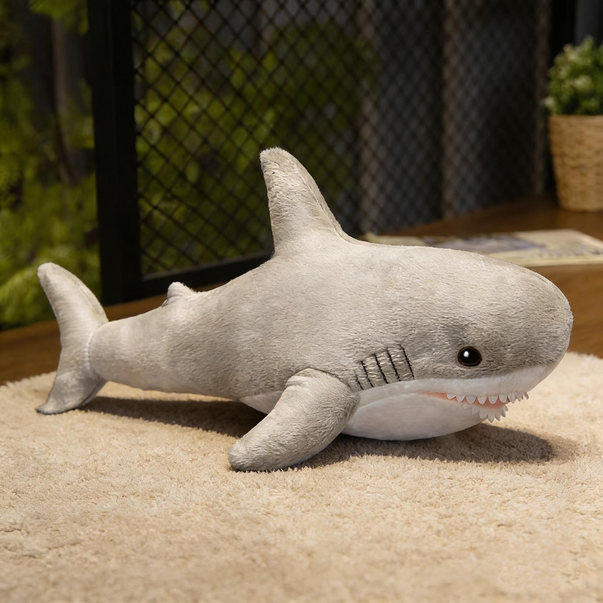 Adorable Shark Plush Toy for Pets and Kids – Soft — image 1