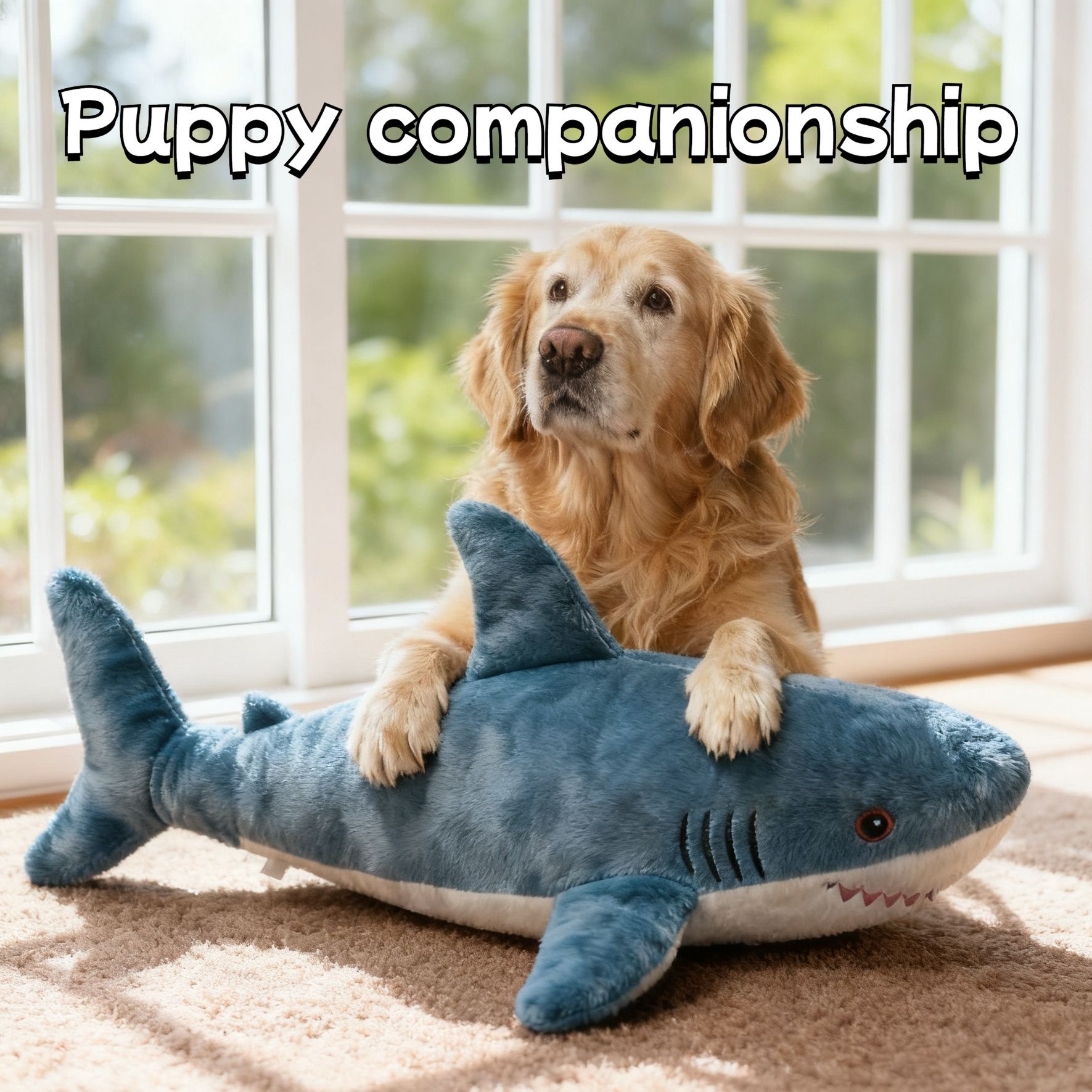 Adorable Shark Plush Toy for Pets and Kids – Soft view 11