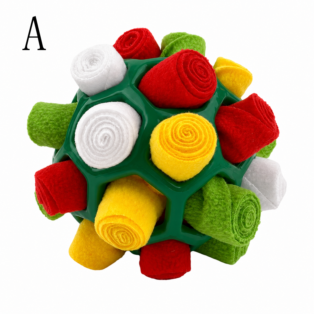Interactive Snuffle Ball Dog Toy for Mental Stimulation and Foraging – Plush view 14