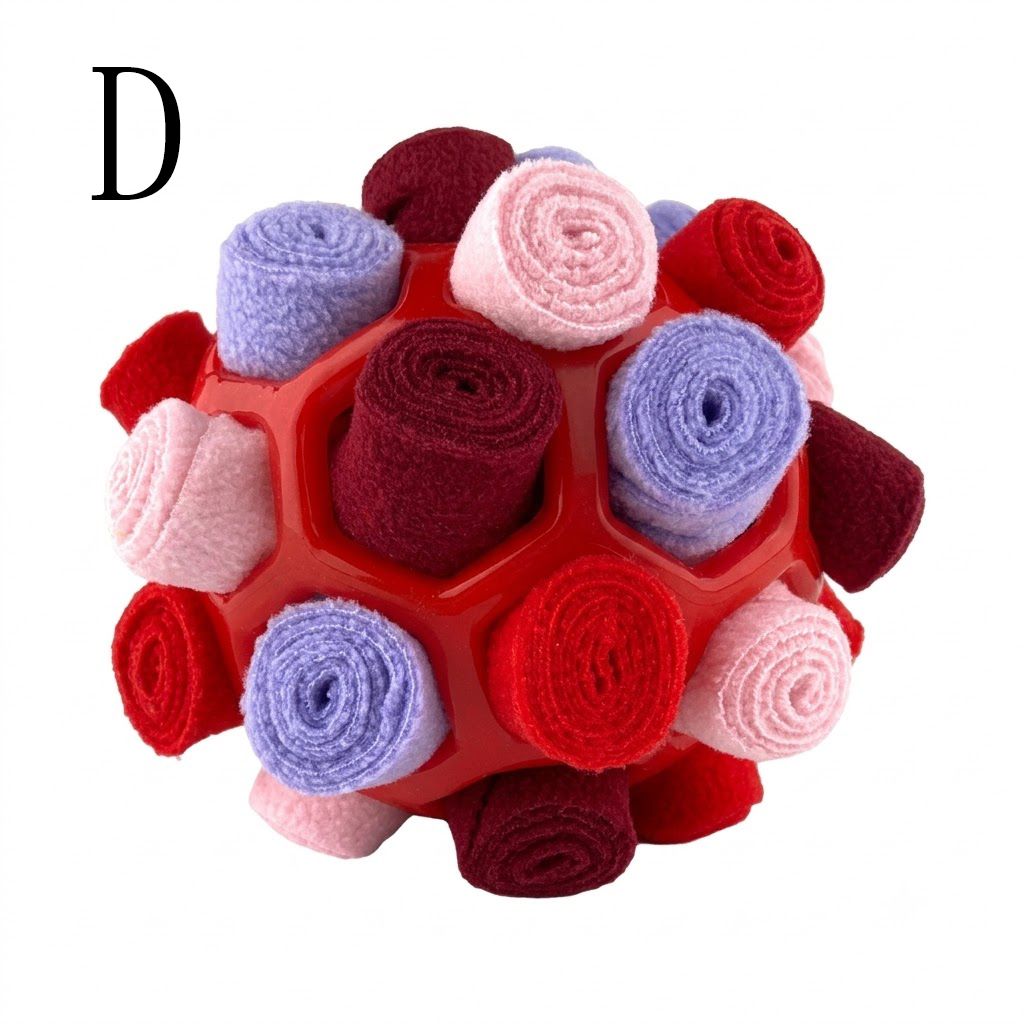 Interactive Snuffle Ball Dog Toy for Mental Stimulation and Foraging – Plush — image 1
