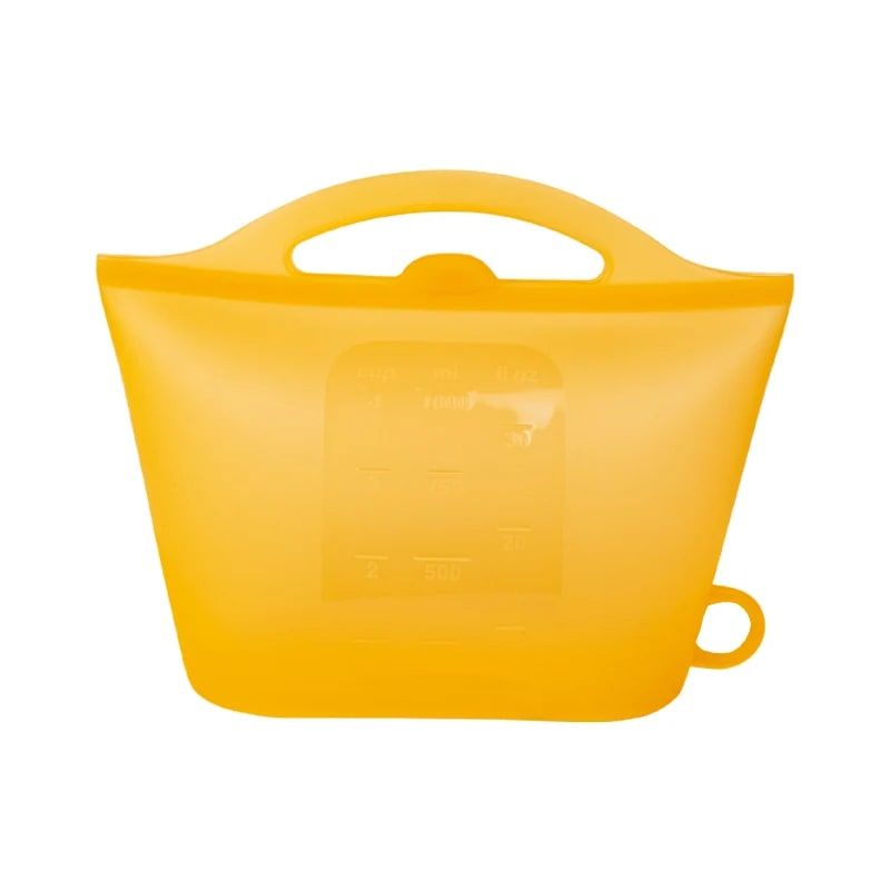 Reusable Silicone Food Storage Bag with Convenient Carry Handle view 11