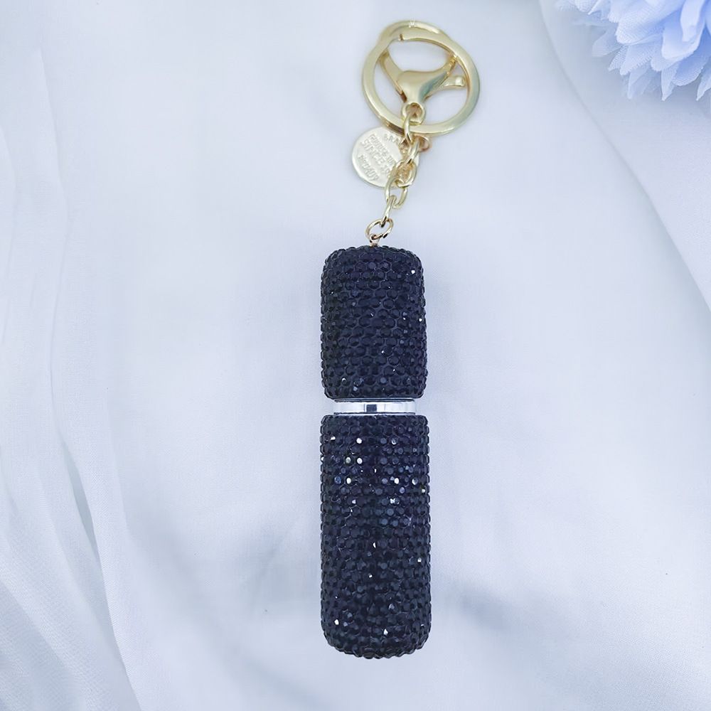 Portable Rhinestone Perfume Atomizer Keychain Refillable Spray Bottle for view 6
