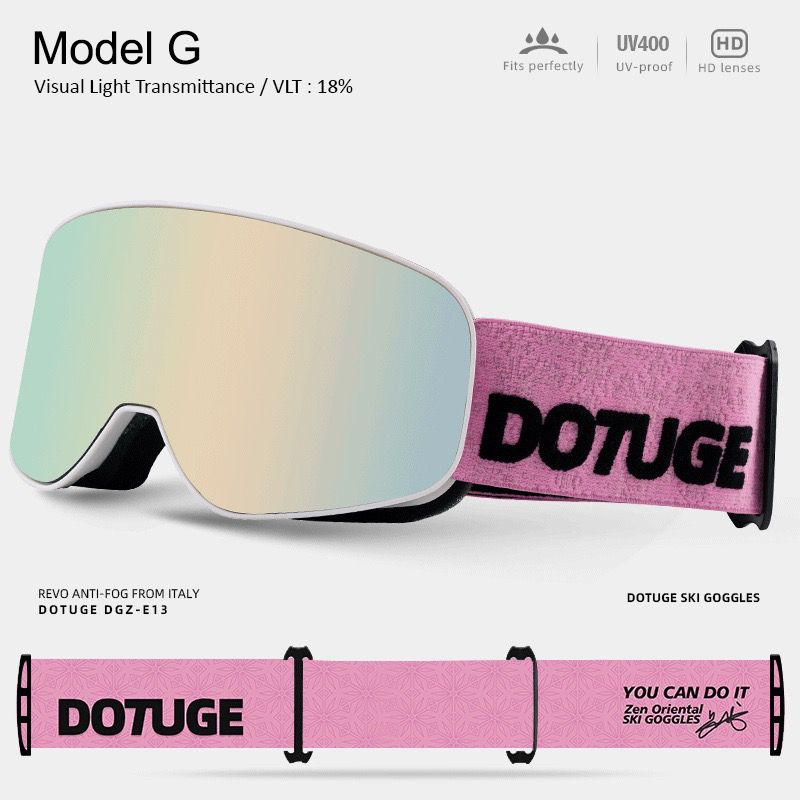 DOTUGE Kids Snow Goggles with Magnetic Flip Design view 10