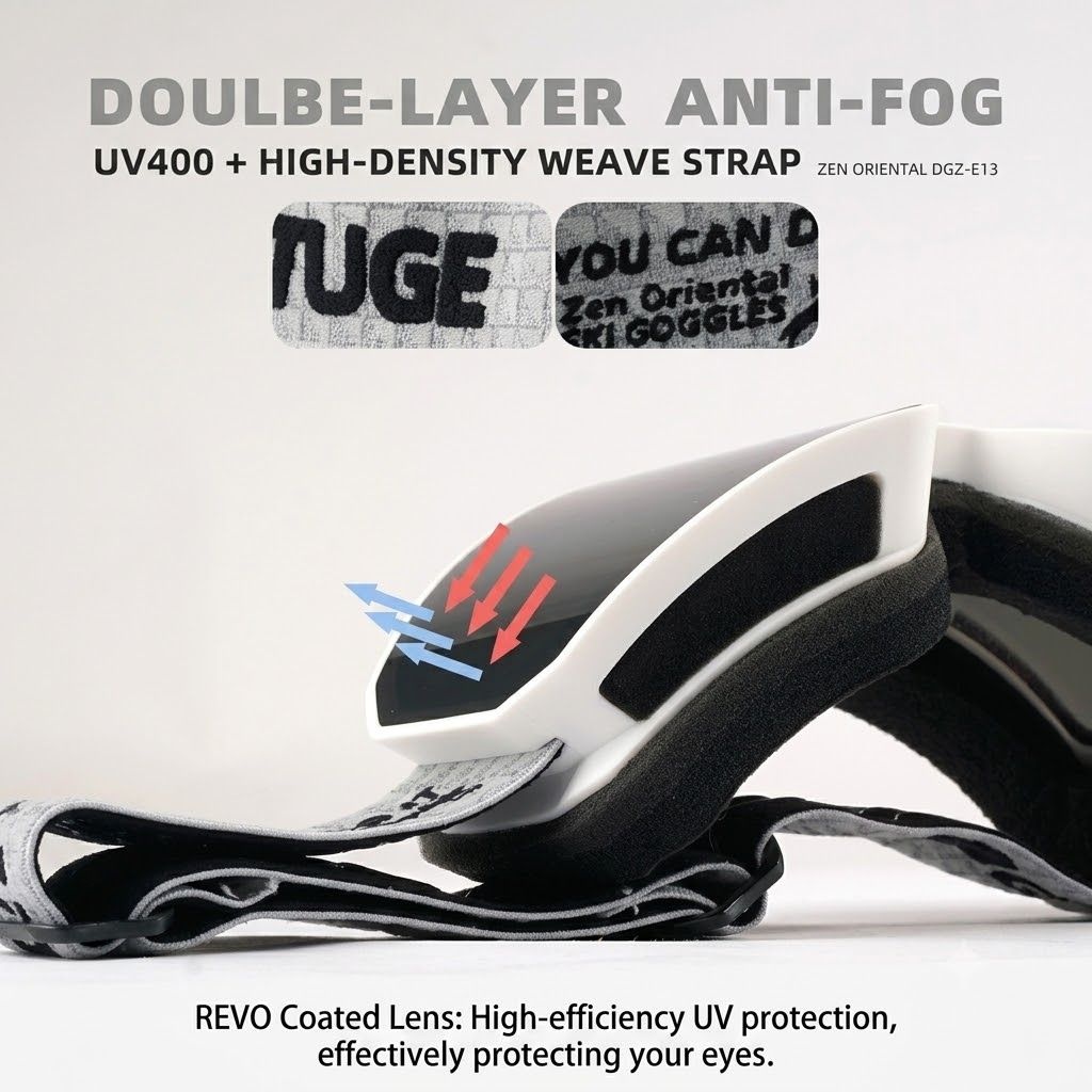 DOTUGE Kids Snow Goggles with Magnetic Flip Design view 5