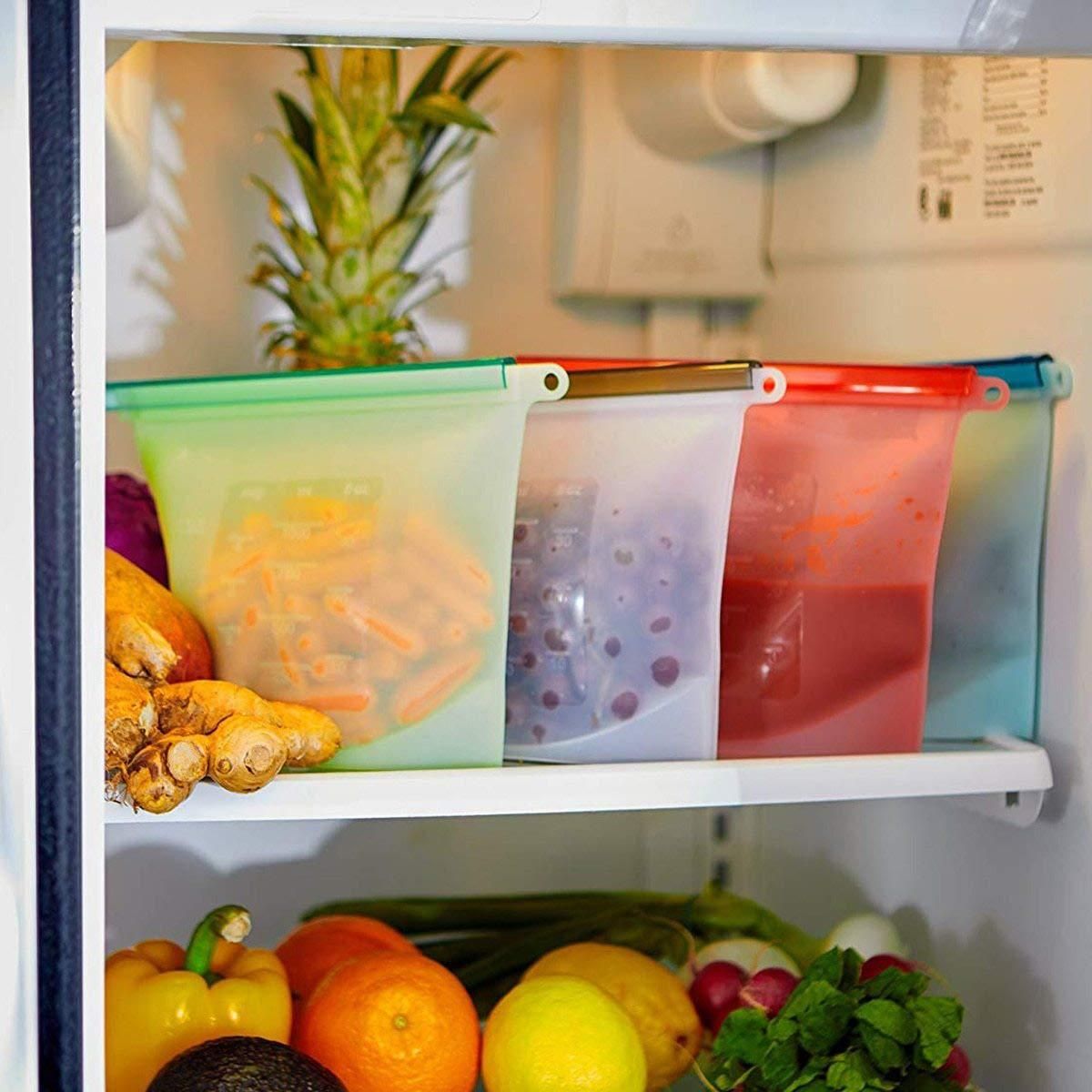 Reusable Silicone Food Storage Bags – Leakproof view 4