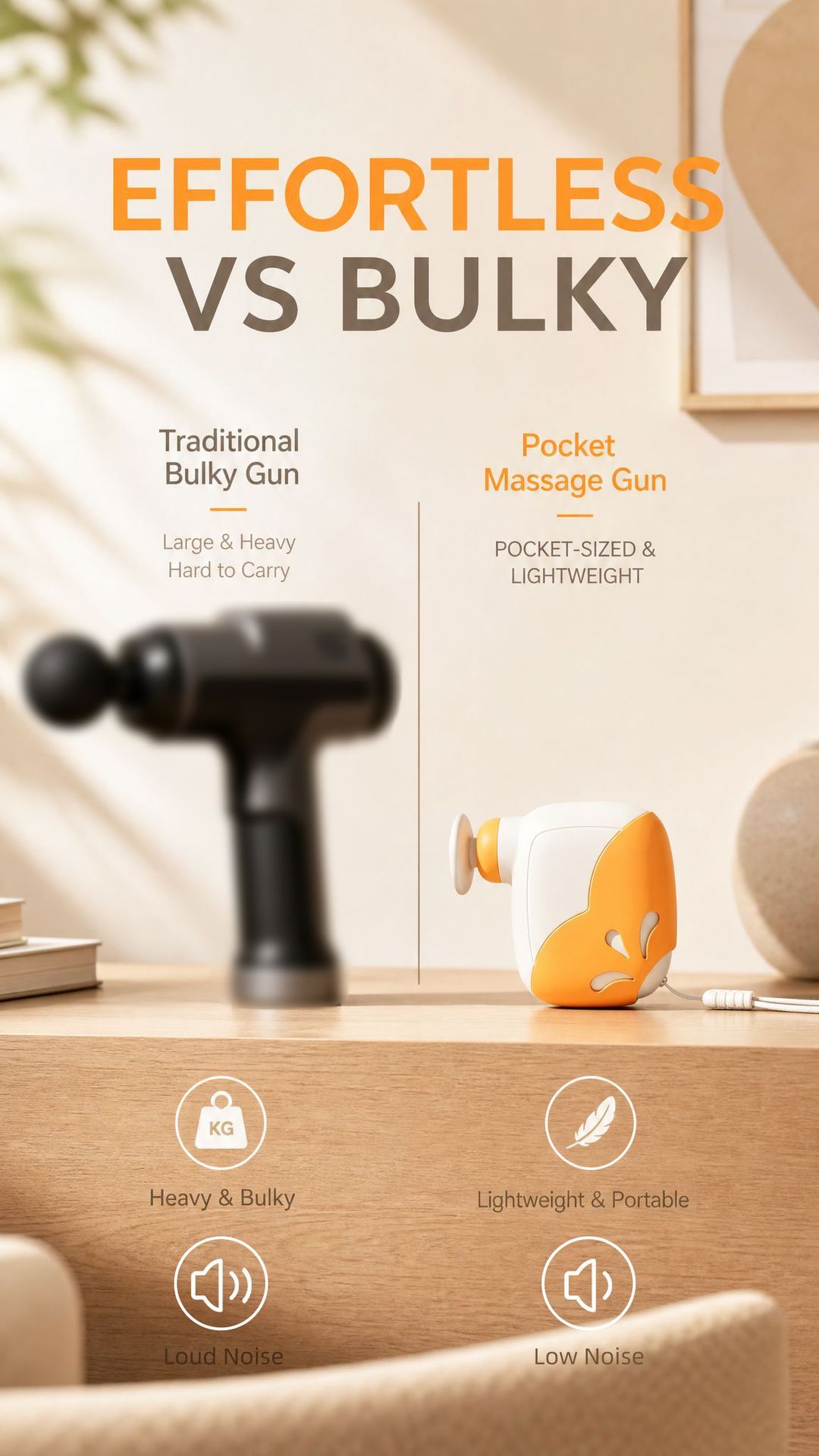 Pocket Mini Massage Gun for Home Office Travel Muscle Relief Portable Handheld view 11