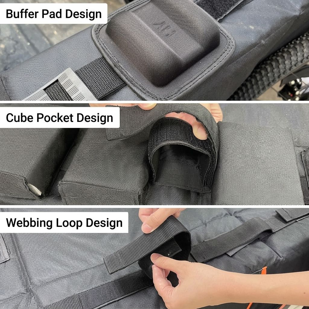 Heavy-Duty Pickup Tailgate Bike Pad with Oxford Fabric and EVA Cushioning view 9
