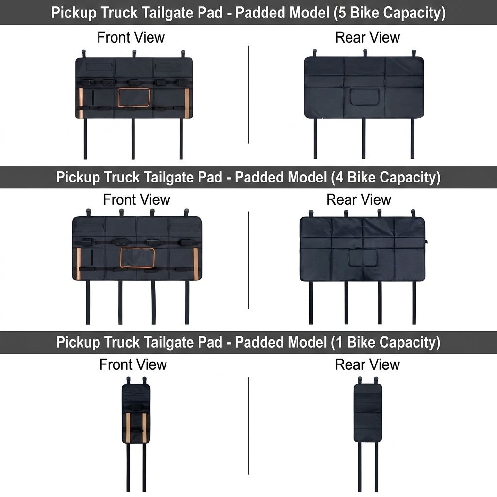 Heavy-Duty Pickup Tailgate Bike Pad with Cushion Layer view 8