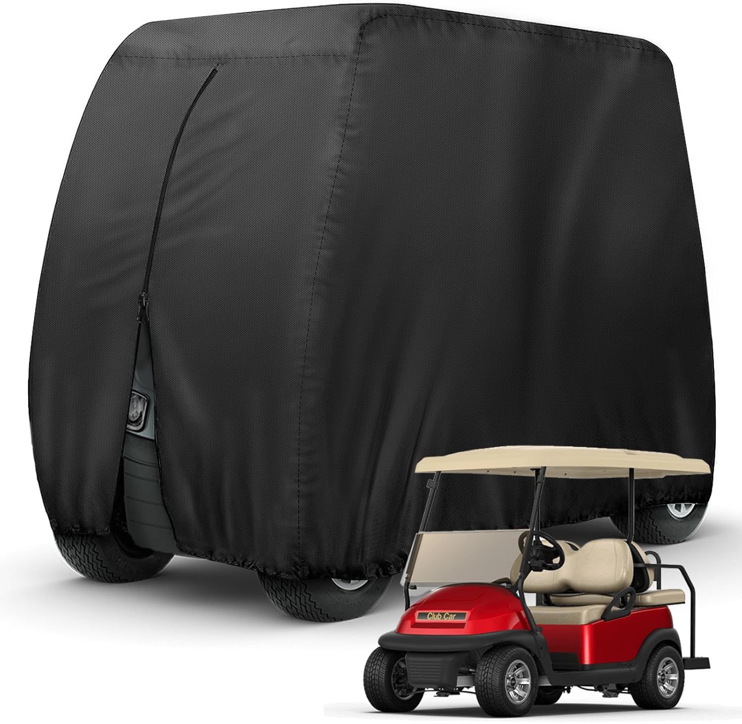 Heavy Duty 420D Oxford Golf Cart Cover with PU Coating — image 1