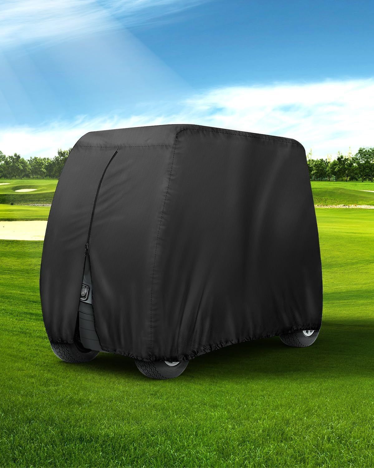 Heavy Duty 420D Oxford Golf Cart Cover with PU Coating view 3