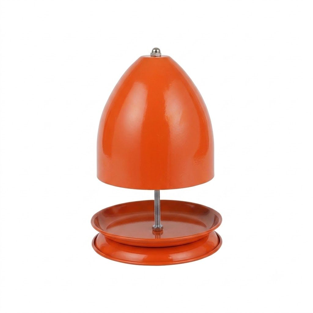 Iron Candle Warmer Lamp with Elegant Egg-Shaped Shade view 14
