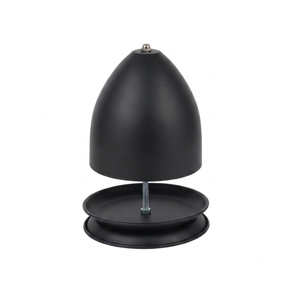Iron Candle Warmer Lamp with Elegant Egg-Shaped Shade view 13